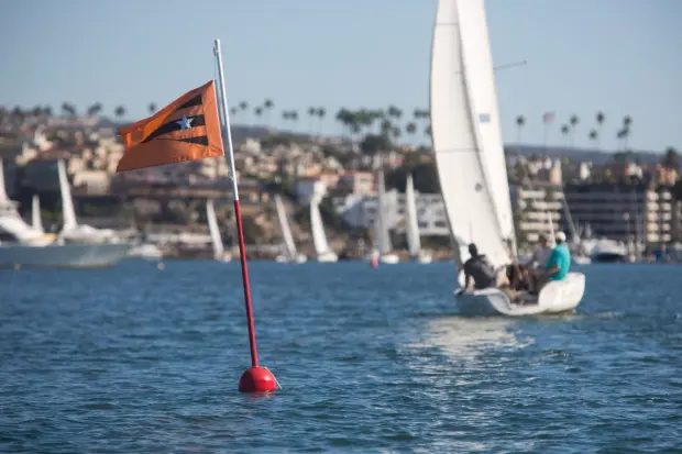 Sailing off the club